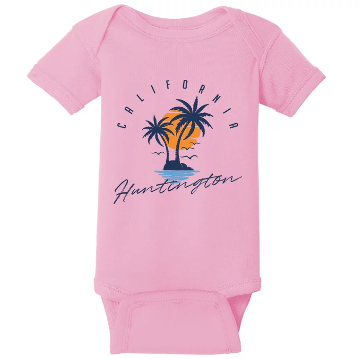 Summer In Huntington Beach Californa Baby Bodysuit