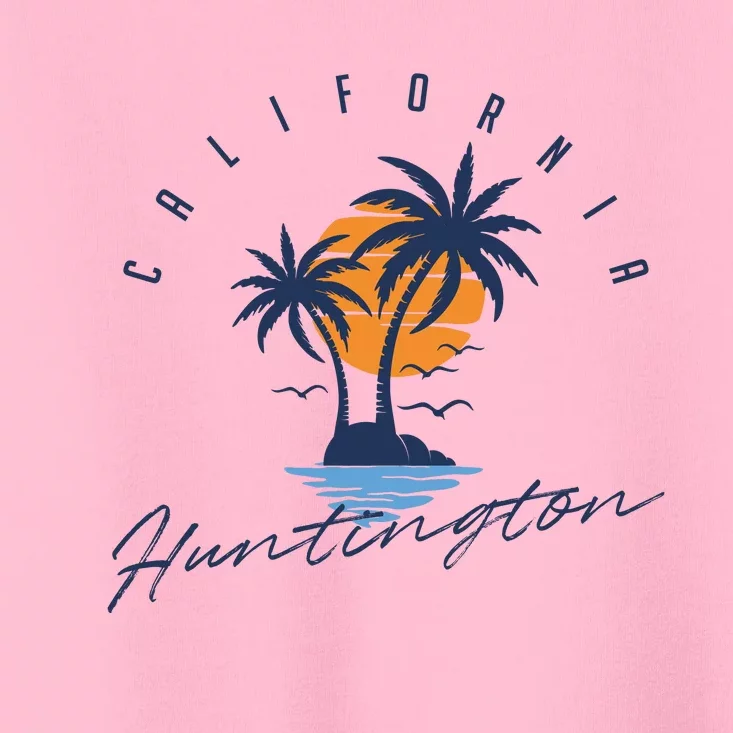 Summer In Huntington Beach Californa Toddler T-Shirt