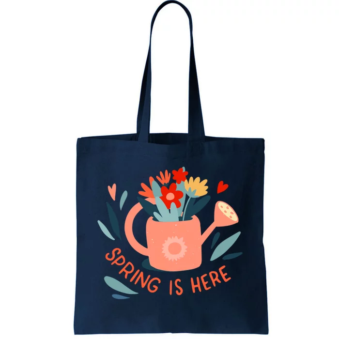 Spring Is Here Gardening Floral Tote Bag