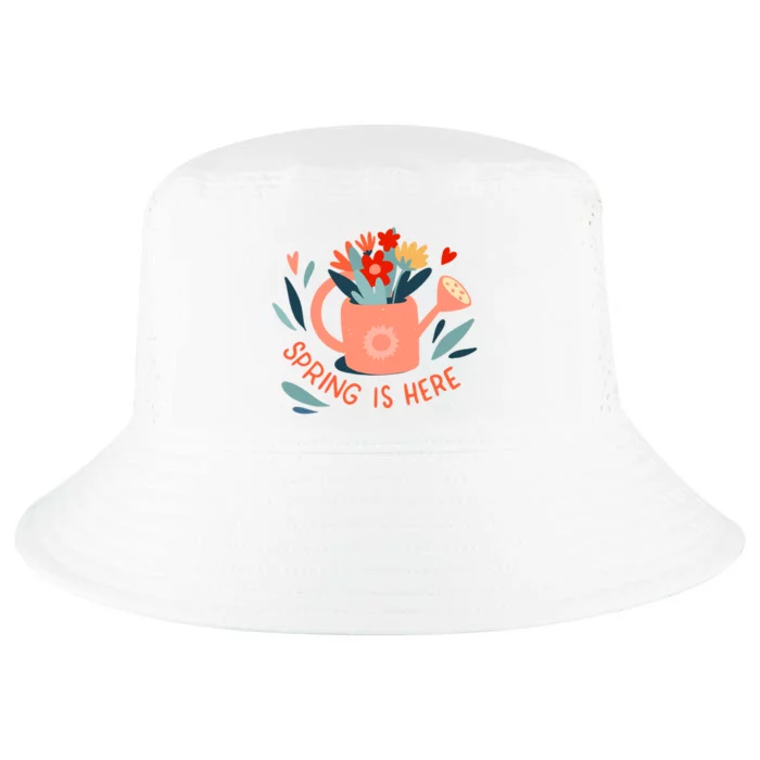 Spring Is Here Gardening Floral Cool Comfort Performance Bucket Hat