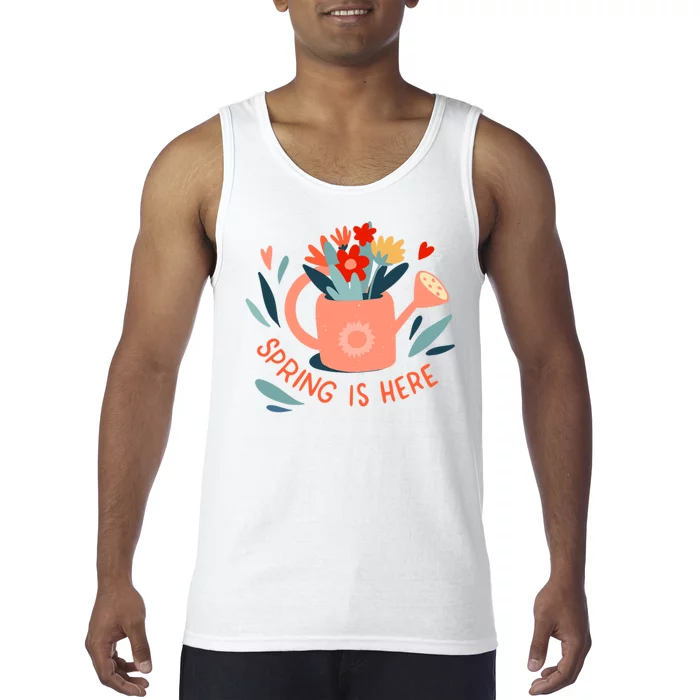 Spring Is Here Gardening Floral Tank Top