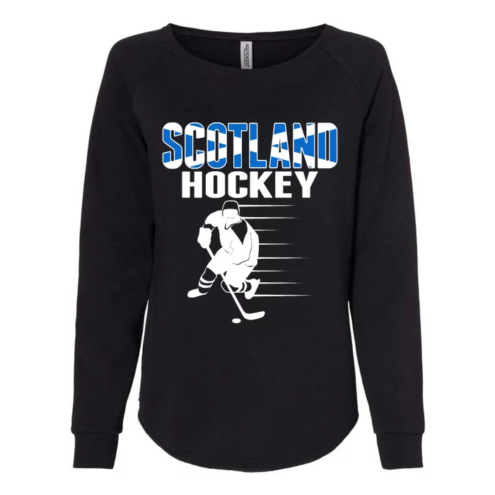 Scotland Ice Hockey Lovers Jersey Scottish Hockey Team Fans Premium Womens California Wash Sweatshirt