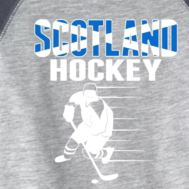 Scotland Ice Hockey Lovers Jersey Scottish Hockey Team Fans Premium Toddler Fine Jersey T-Shirt