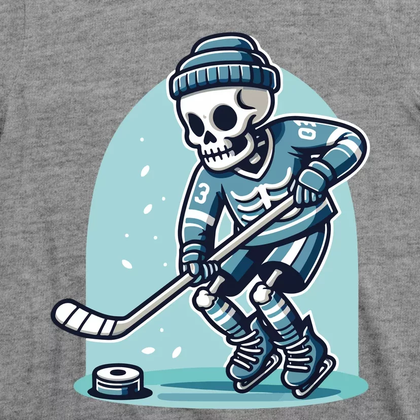 Skeleton Ice Hockey T-Shirt