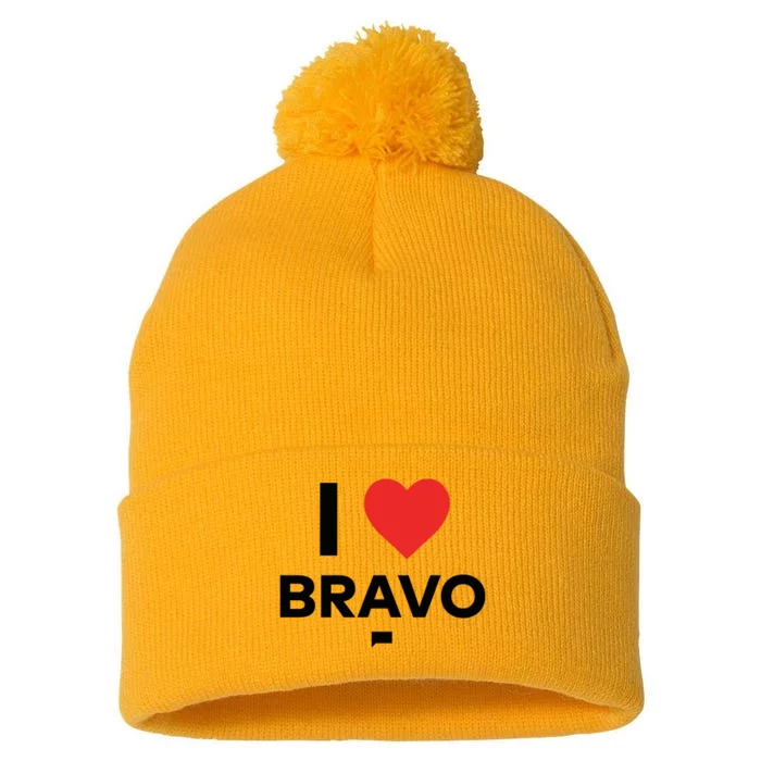 Shopbybravo I Heart Bravo Pom Pom 12in Knit Beanie