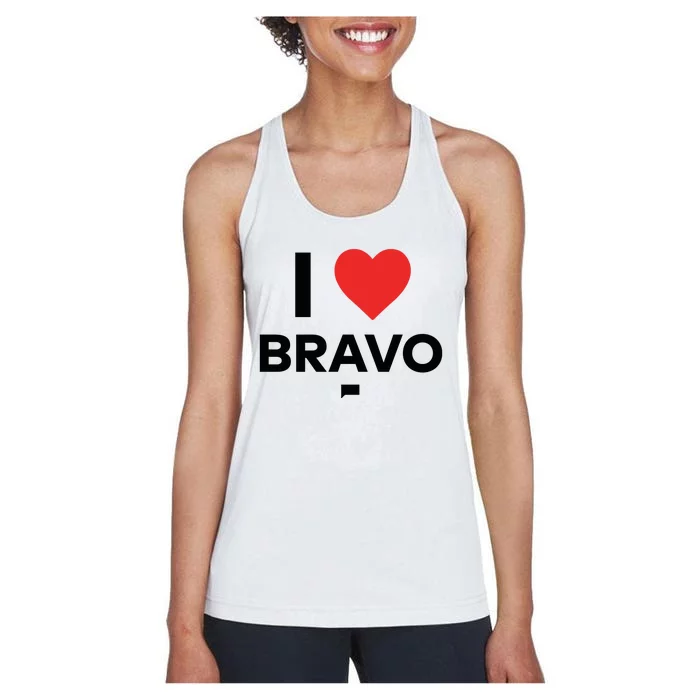 Shopbybravo I Heart Bravo Women's Racerback Tank