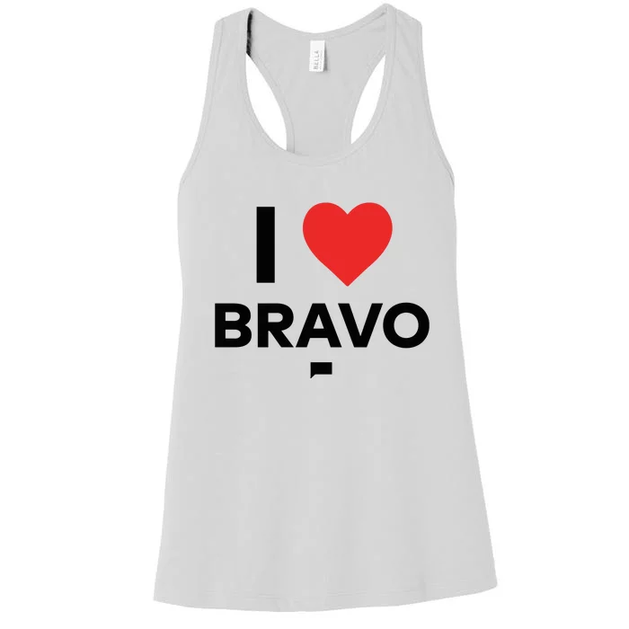 Shopbybravo I Heart Bravo Women's Racerback Tank