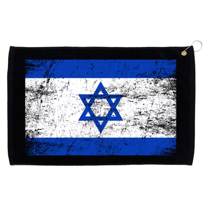 Support Israel I Stand With Israel Israeli Flag Grommeted Golf Towel