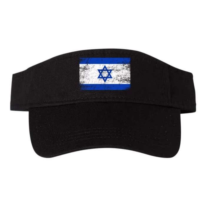 Support Israel I Stand With Israel Israeli Flag Valucap Bio-Washed Visor