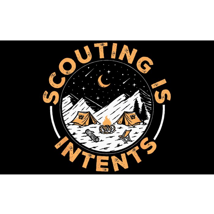 Scouting Is Intents Scout Funny Camping Bumper Sticker