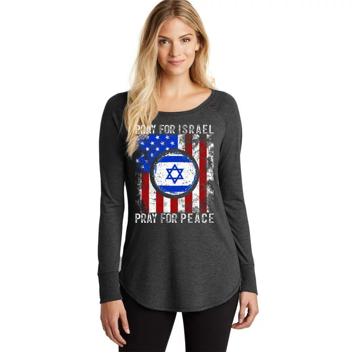 Support Israel I Stand With Israel Pray For Israel Women's Perfect Tri Tunic Long Sleeve Shirt