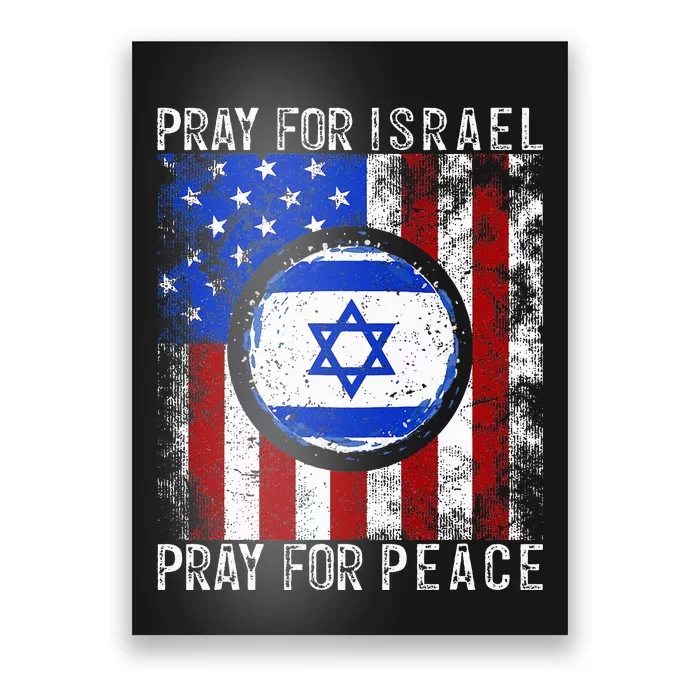 Support Israel I Stand With Israel Pray For Israel Poster