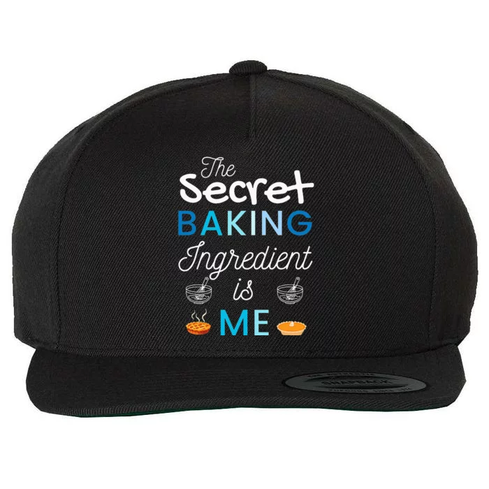 Secret Ingredient Is Me Funny Retro Cooking Baking Wool Snapback Cap