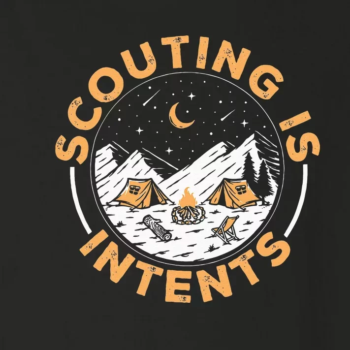 Scouting Is Intents Scout Funny Camping Toddler Long Sleeve Shirt