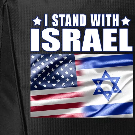 Support Israel I Stand With Israel City Backpack