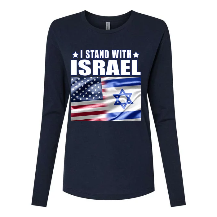 Support Israel I Stand With Israel Womens Cotton Relaxed Long Sleeve T-Shirt