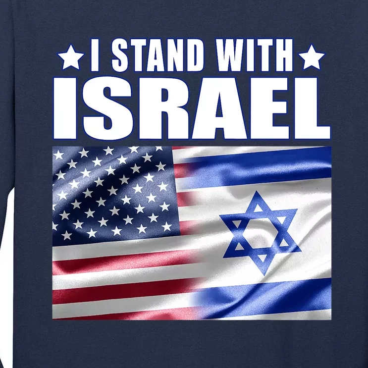 Support Israel I Stand With Israel Tall Long Sleeve T-Shirt