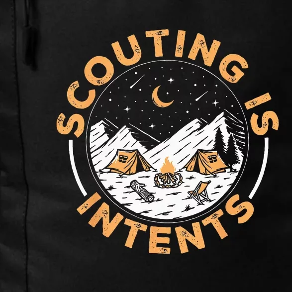 Scouting Is Intents Scout Funny Camping Daily Commute Backpack