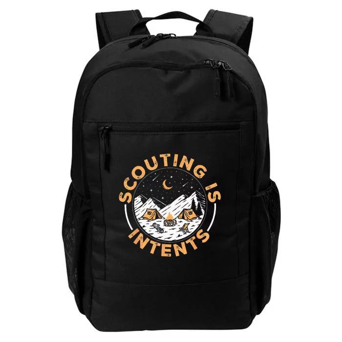 Scouting Is Intents Scout Funny Camping Daily Commute Backpack