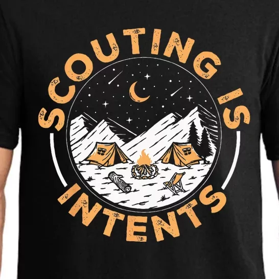 Scouting Is Intents Scout Funny Camping Pajama Set