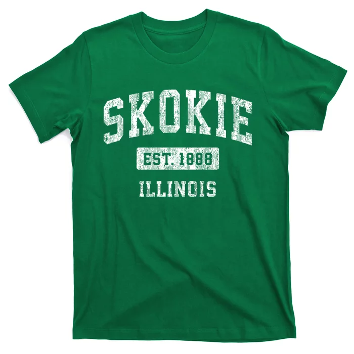 Skokie Illinois Il Vintage Sports T-Shirt