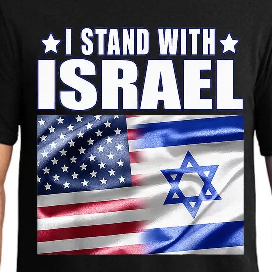 Support Israel I Stand With Israel Us Israel Flag Combined Pajama Set