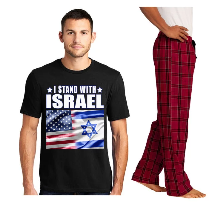 Support Israel I Stand With Israel Us Israel Flag Combined Pajama Set