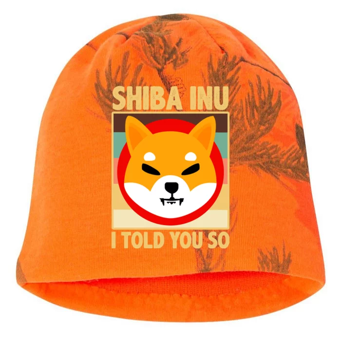 Shiba Inu I Told You So Kati - Camo Knit Beanie