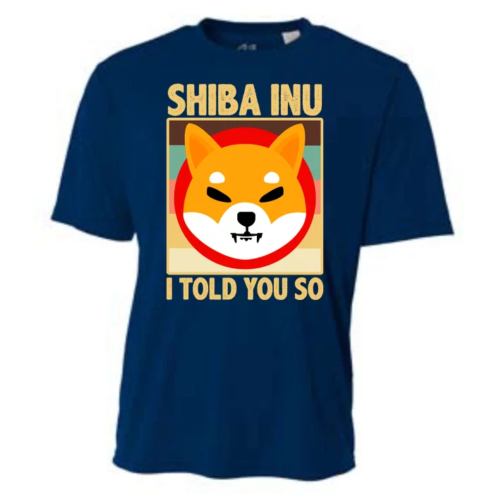 Shiba Inu I Told You So Cooling Performance Crew T-Shirt