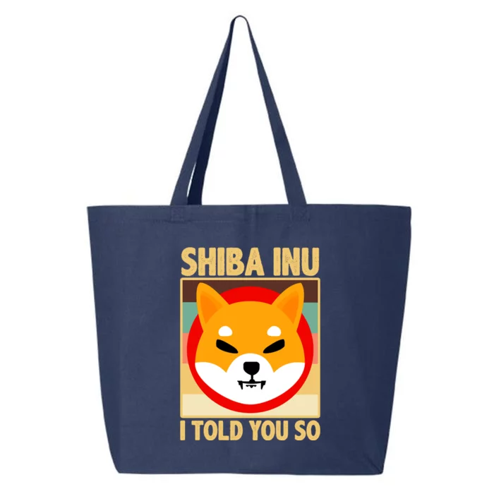 Shiba Inu I Told You So 25L Jumbo Tote