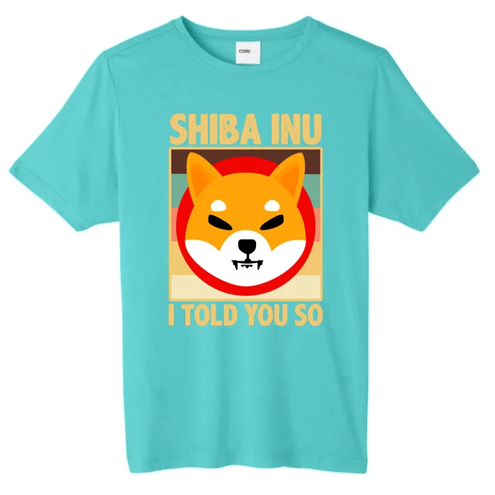 Shiba Inu I Told You So ChromaSoft Performance T-Shirt