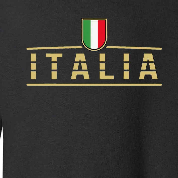 Soccer Italia Italian Flag Italy Toddler Sweatshirt