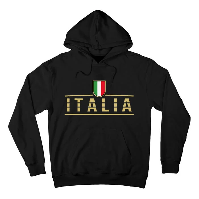 Soccer Italia Italian Flag Italy Tall Hoodie