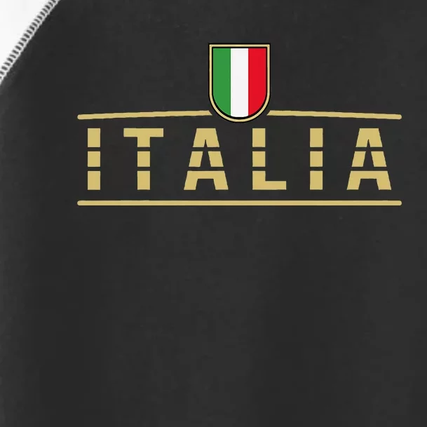 Soccer Italia Italian Flag Italy Toddler Fine Jersey T-Shirt