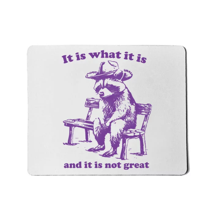 Slippywild It Is What It Is And It Is Not Great Mousepad