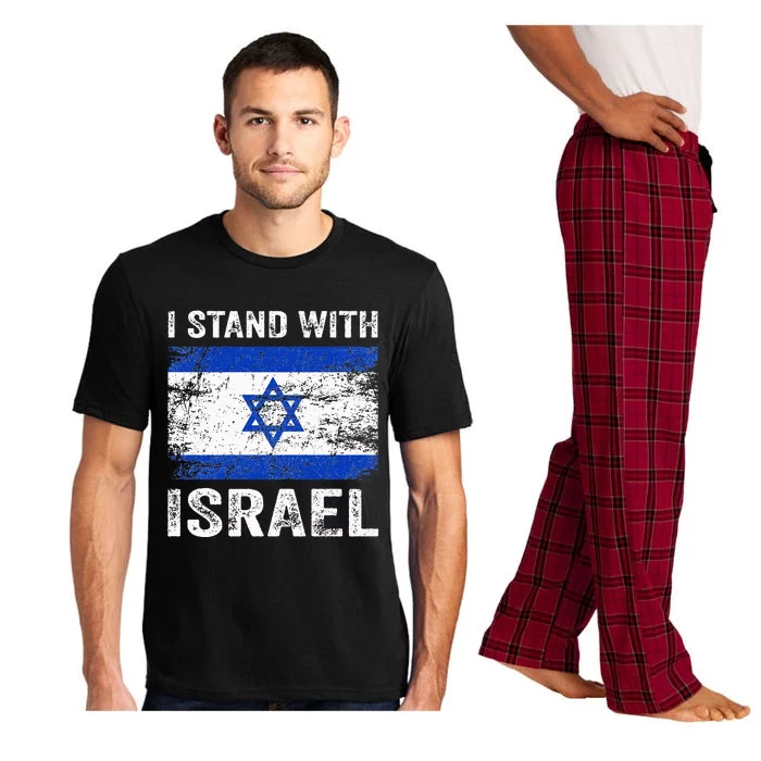 Support Israel I Stand With Israel Israeli Flag Pajama Set