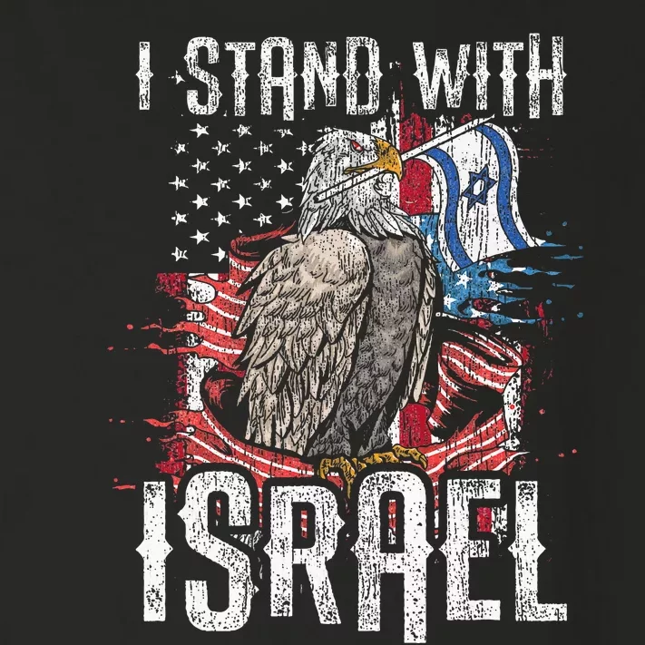 Support Israel I Stand With Israel Israeli Flag Toddler Long Sleeve Shirt