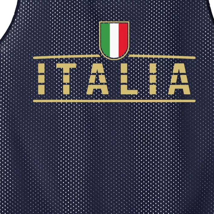 Soccer Italia Italian Flag Italy Mesh Reversible Basketball Jersey Tank