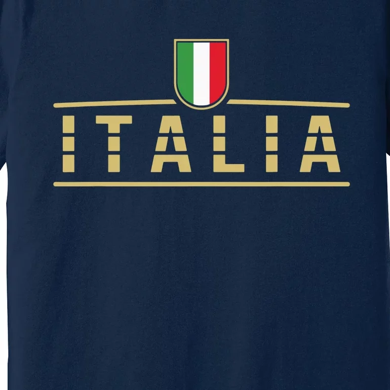 Soccer Italia Italian Flag Italy Premium T-Shirt