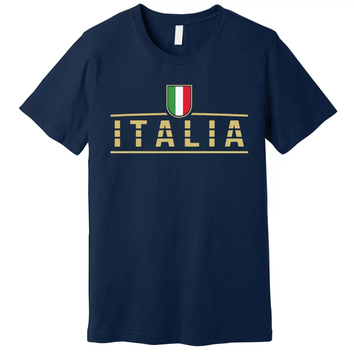 Soccer Italia Italian Flag Italy Premium T-Shirt