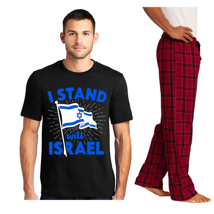 Support Israel I Stand With Israel Israeli Flag Pajama Set