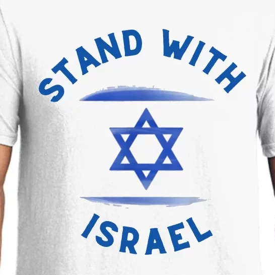 Support Israel I Stand With Israel Israeli Flag Pajama Set