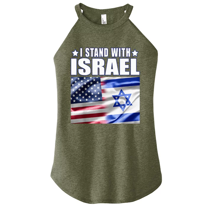 Support Israel I Stand With Israel Us Israel Flag Combined Women’s Perfect Tri Rocker Tank