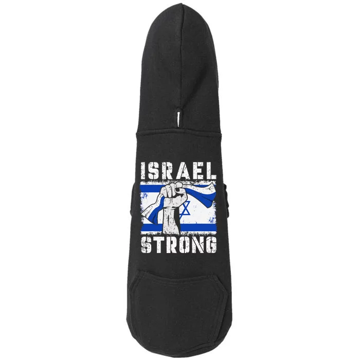 Support Israel I Stand With Israel Pray For Israel Doggie 3-End Fleece Hoodie