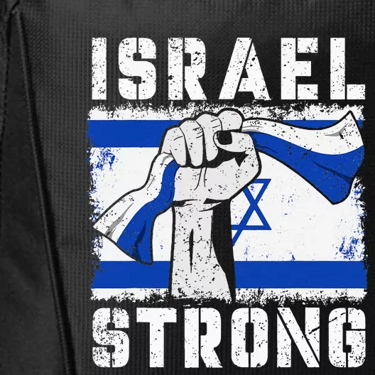 Support Israel I Stand With Israel Pray For Israel City Backpack