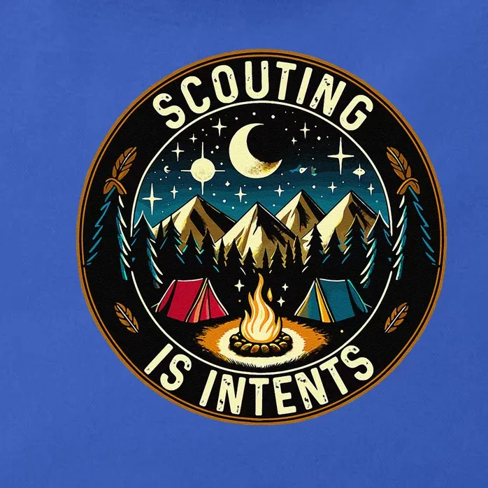 Scouting Is Intents Scout Camper Camping Zip Tote Bag