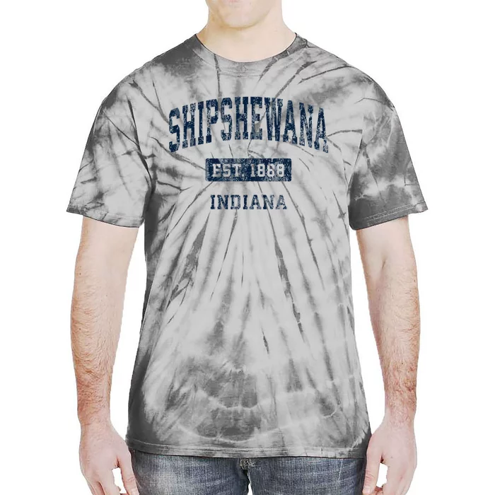 Shipshewana Indiana In Vintage Sports Established Tie-Dye T-Shirt