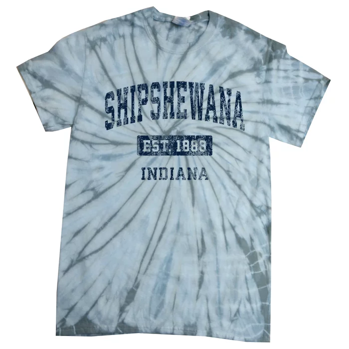 Shipshewana Indiana In Vintage Sports Established Tie-Dye T-Shirt