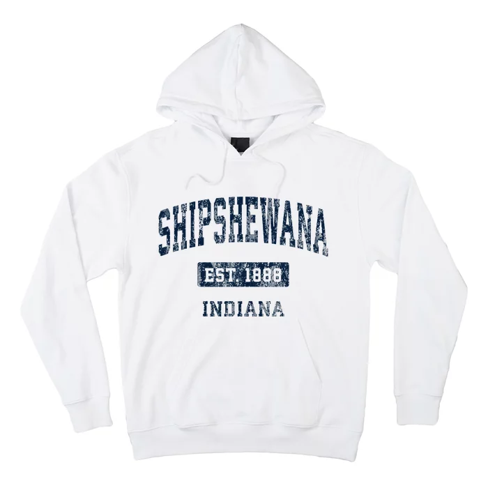 Shipshewana Indiana In Vintage Sports Established Hoodie