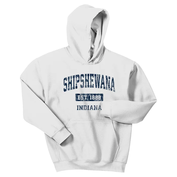 Shipshewana Indiana In Vintage Sports Established Kids Hoodie